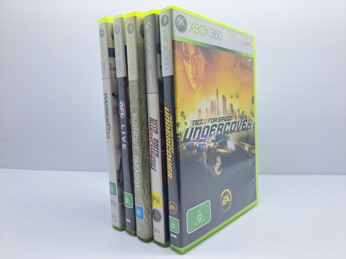 Need For Speed Undercover Microsoft Xbox 360 5 Game Bundle PAL