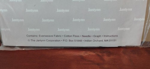 NEW SEALED Janlynn Counted Cross Stitch Kit "Welcome To My Garden" 56-89. JJS - Picture 3 of 4
