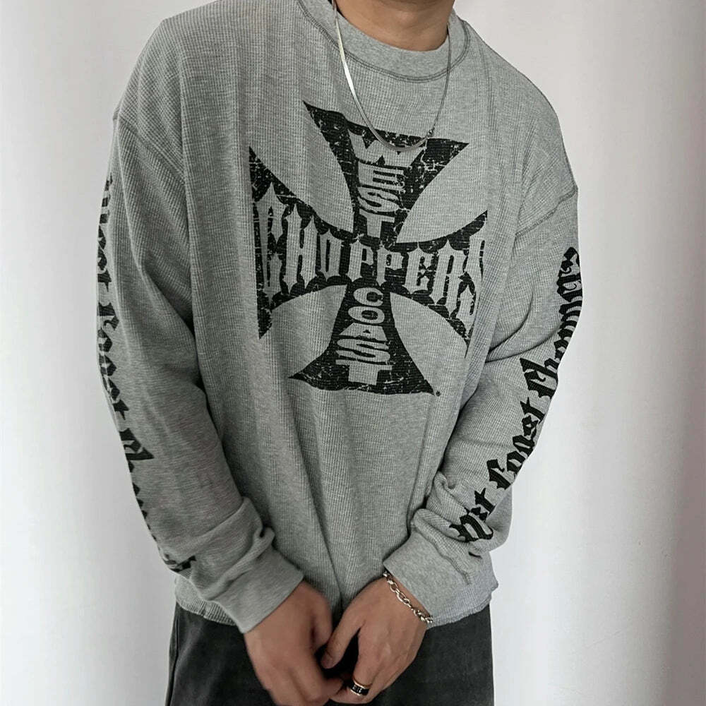 Vintage HipHop Sanskrit Logo Long Sleeve Tee | eBay