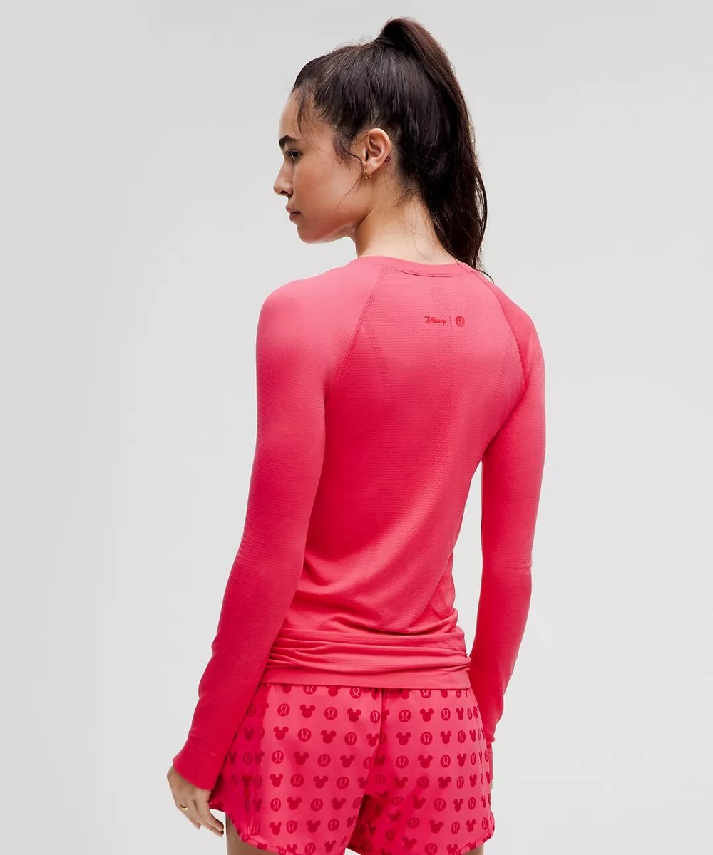 DISNEY LULULEMON SWIFTLY TECH LONG SLEEVE~LIP GLOSS~0 2 4 6 8 10