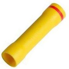 Vinyl Insulated Step Down Butt Connector 12-10 AWG to 22-18 Gauge USA - 100 Pack