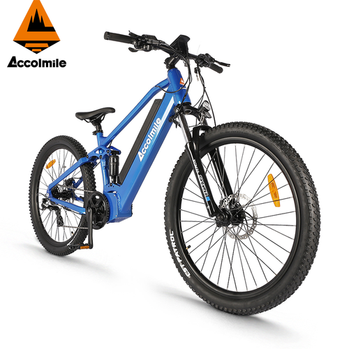 Accolmile 27.5inch Electric Mountain Bike 750W BAFANG Mid Motor 17.5Ah  Battery | eBay