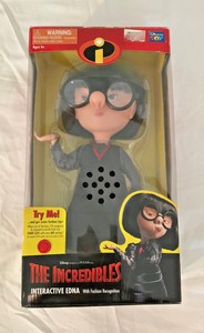 edna mode interactive talking doll