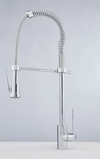 Commercial Style Spring Pull-Down Kitchen Faucet Pre-Rinse Spray Made In Italy.