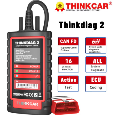 NEU THINKCAR THINKDIAG 2 OBD2 Diagnosegerät Profi KFZ Scanner CAN-FD
