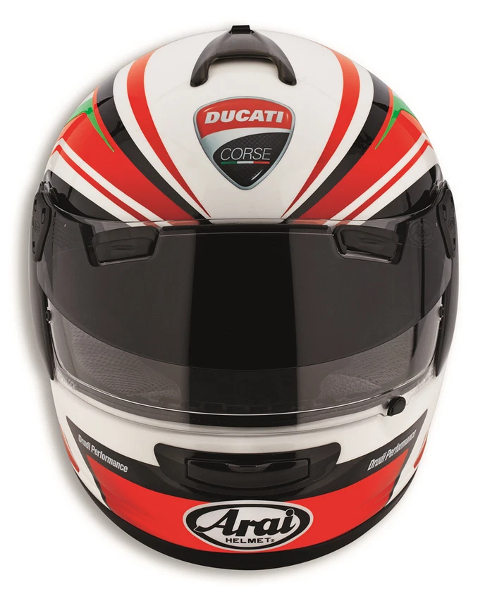 Ducati Arai Chaser V SBK II Pro Shade Helmet Sun Visor Black Red