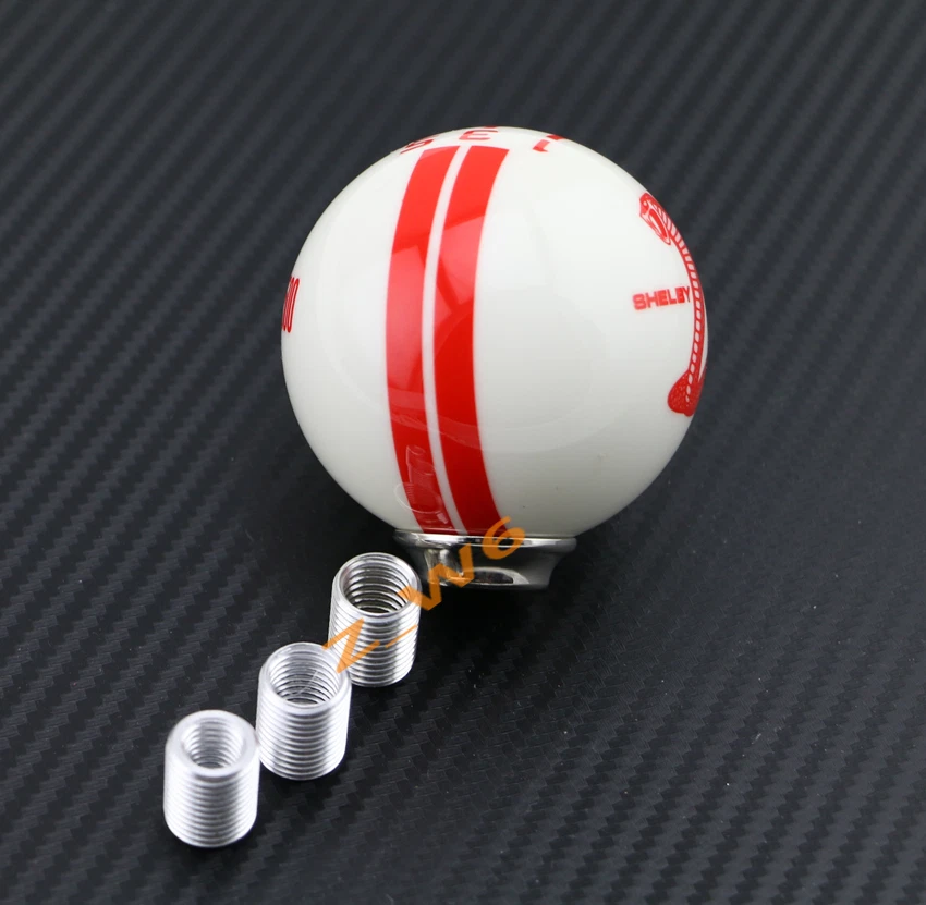 Perilla de cambio de resina Cobra manual universal para automóvil estilo Cobra GT500 Foto 3 de 3