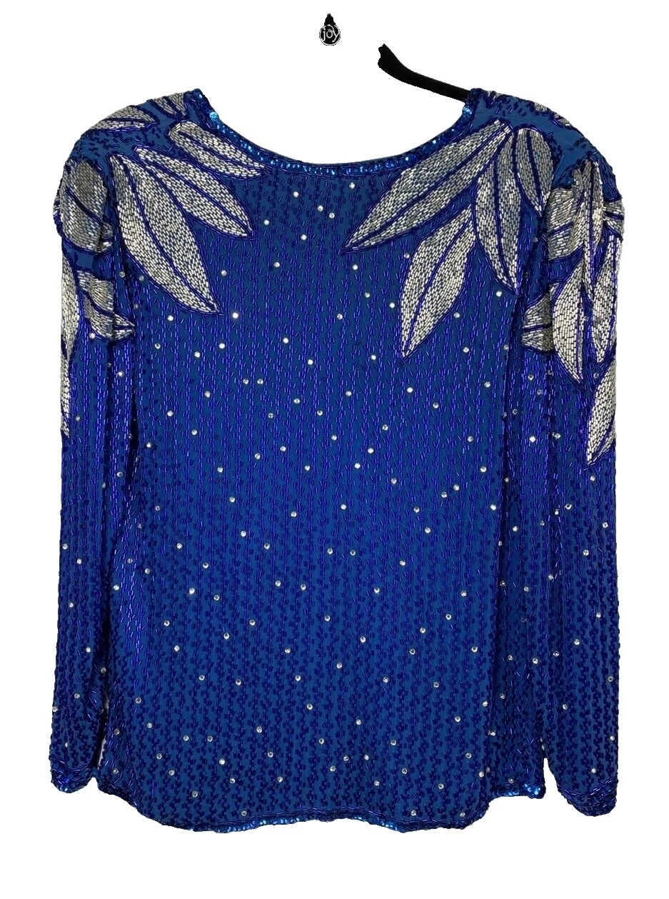 Flapper 1980s Vintage Tops para mujer