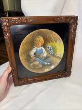 Reco 1980 Little Boy Blue Plate 16838I Mother Goose Series Made in USA EUC