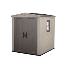 Casetta Da Giardino In Resina 178x195,5x208H Cm Factor 6x6 Beige Keter