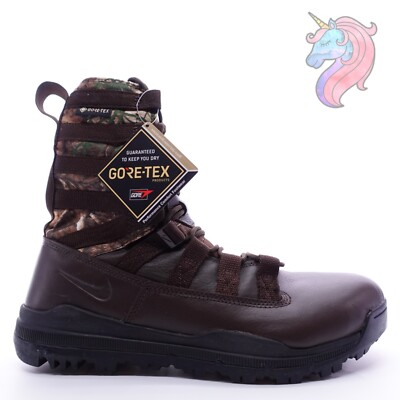 Nike Mens Size 10 SFB Gen 2 8'' Realtree Gore-Tex Brown Leather Boots AJ9277-220