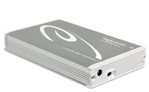 Thunderbolt External Enclosure for SATA 6Gb/s 2.5-inch SSD and HDD Delock 42510 - Afbeelding 1 van 4