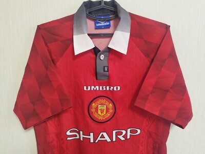 Sz M adult Manchester United football jersey Umbro vintage shirt