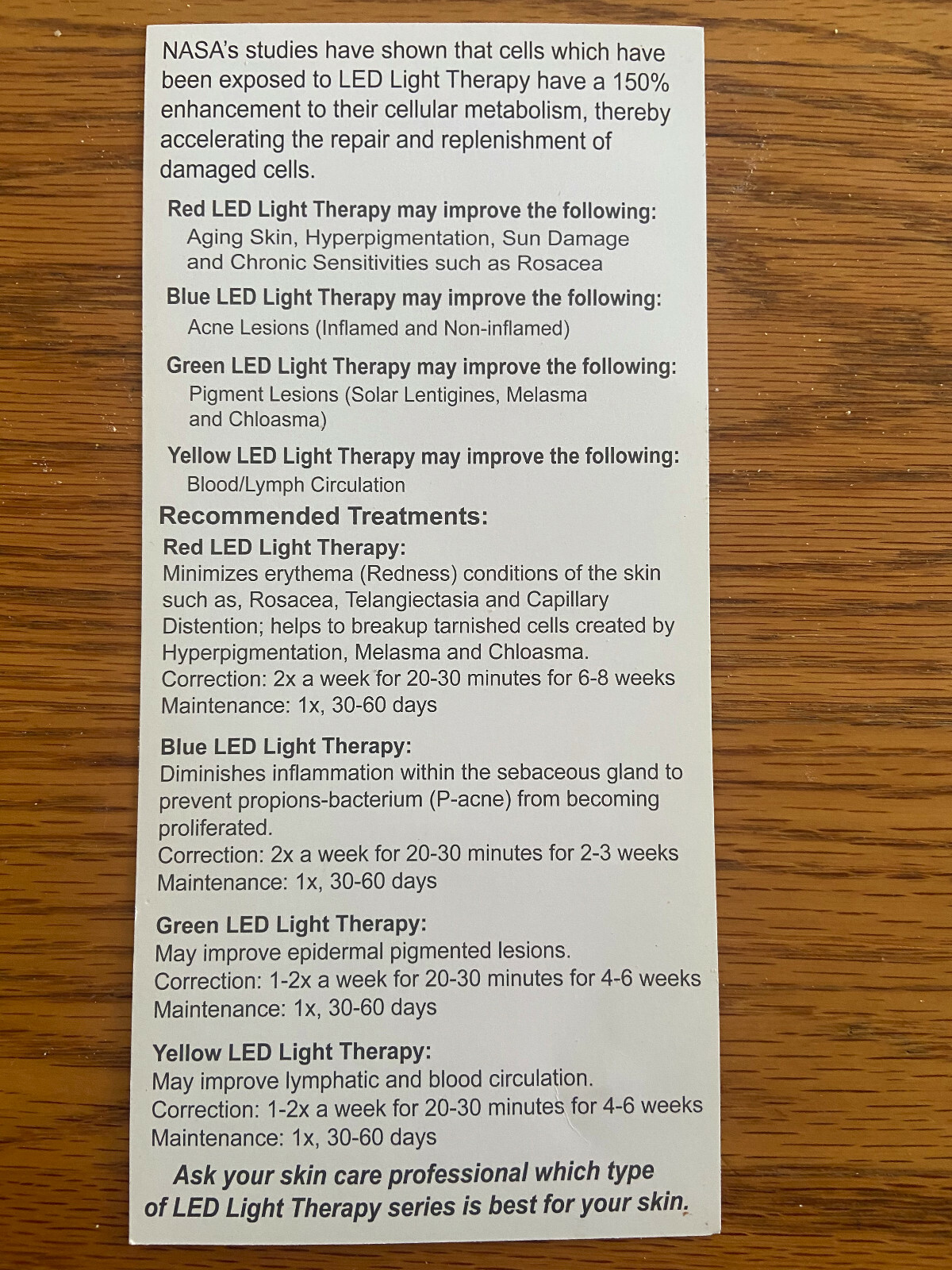 Microcurrent LED Light Therapy eBay