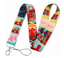 Spiderman Superhero Comic Movie Character Design ID Badge Holder Lanyard