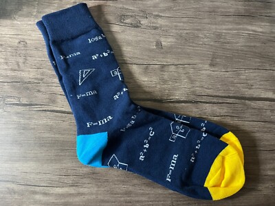 Math, Physics Equations Science Socks - US unisex 6-10