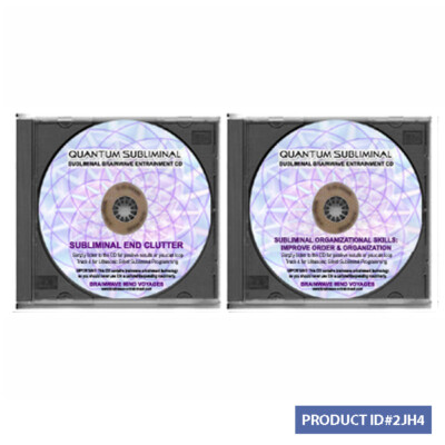 2 SUBLIMINAL END CLUTTER-REMOVE STOP GET RID OF DECLUTTER ORGANIZING CLEAN HOUSE