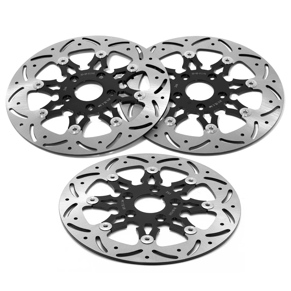 11.5" Floating Front Rear Brake Rotors Dyna Super Glide Low Rider FXR FXDL 84-99 Foto 2 de 4