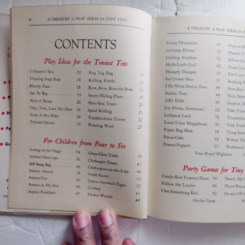 A Treasury Of Play Ideas For Tiny Tots Caroline Horowitz 1947 - Picture 6 of 14