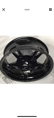 HARLEY DAVIDSON ENFORCER REAR WHEELS GLASS BLACK 16X5 STREET GLIDE ...