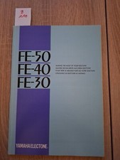 YAMAHA ELECTONE FE-30 FE-40 FE-50 Organ User Manual Original Vintage Japan 1984