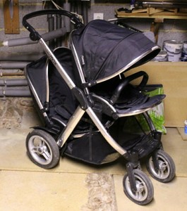 oyster double pushchair