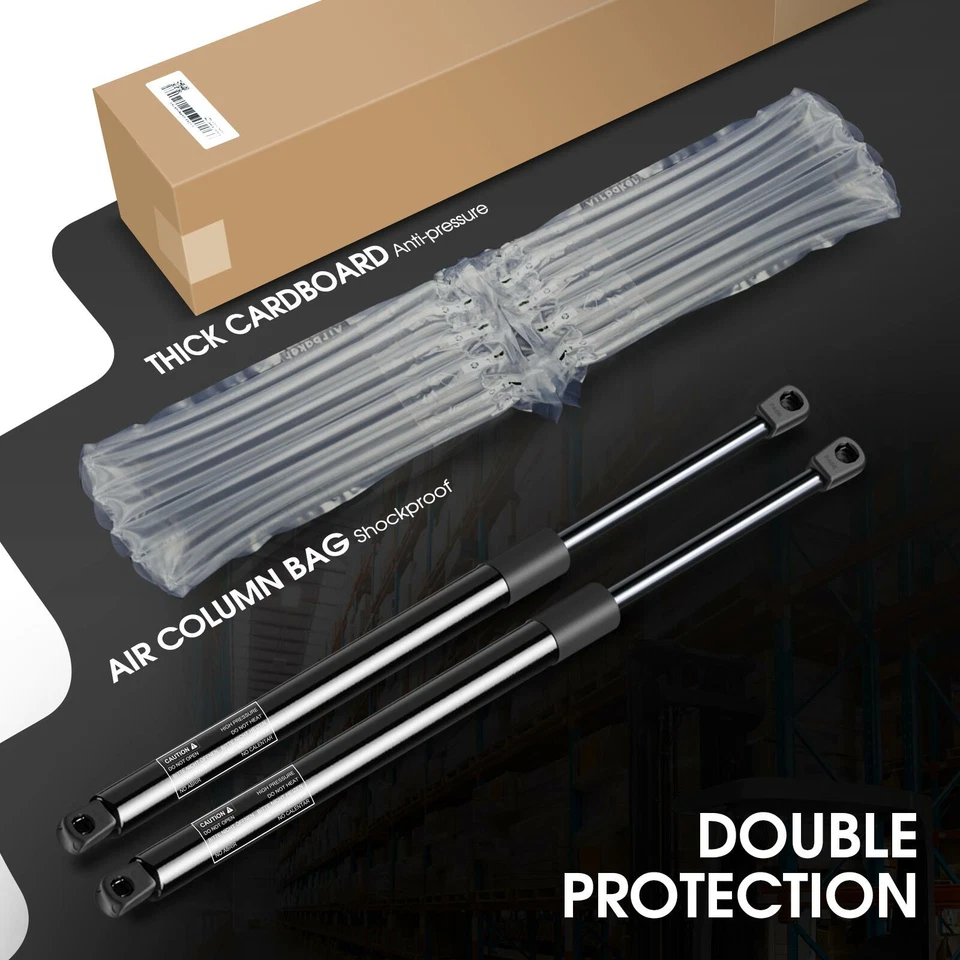 2 件后尾门升降支撑减震支柱适用于克莱斯勒 Plymouth Prowler — 第 2/4 张图片