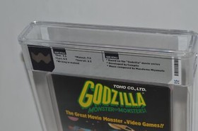 GODZILLA- MONSTER OF MONSTERS WATA GRADED 8.5 Nintendo NES -Very Good-CIB(EQM29)