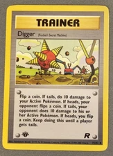 NM - Digger - 75/82 - 1st Edition - Team Rocket - Pokemon Card