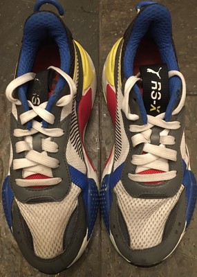 puma rs running system yellow