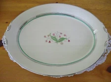 Vintage Syracuse China Old Ivory O.P.CO. CORALBEL 16" Platter ~