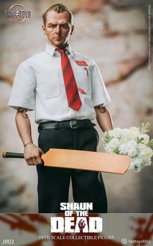 YANTOYS Shaun of the Dead ⅙ Sixth Scale Collectible Figure Simon Pegg NEW SEALED - Picture 9 of 12