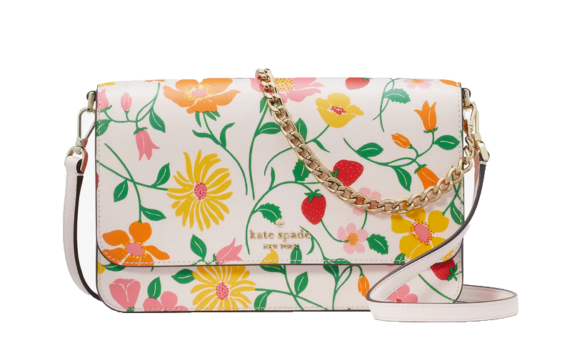 Kate Spade Madison Flap Convertible Crossbody in Strawberry