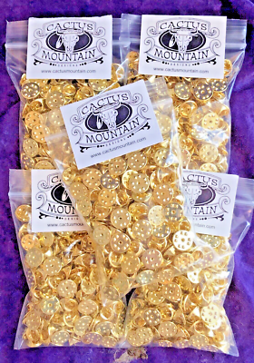 #ad 1000 Brass Military Butterfly Clutch Pin Backs $89.95