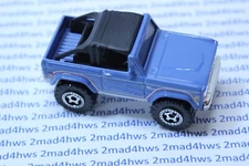 2007 Matchbox LOOSE power blue 1972 FORD BRONCO 4x4 metal NEW MODEL 1st release
