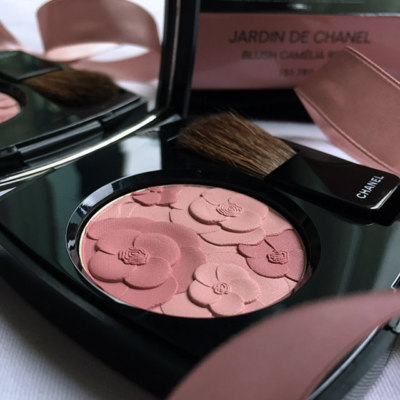 BEYOND RARE Exclusive JARDIN DE CHANEL COUTURE CAMELIA ROSE BLUSH & Brush PALETTE