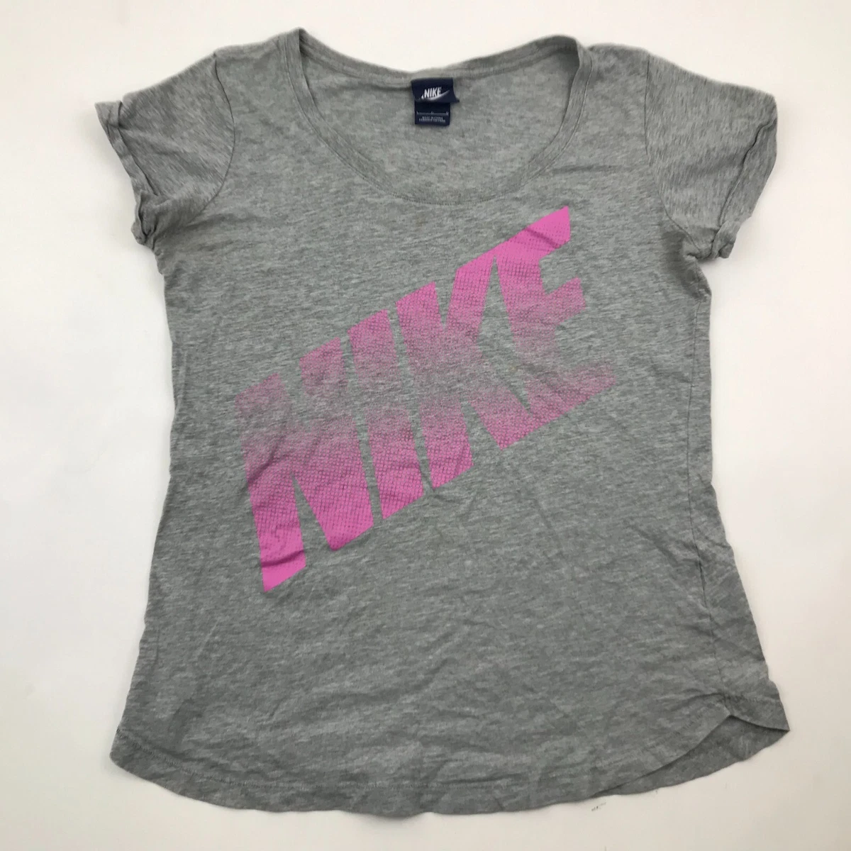 Pink and hotsell gray nike shirt