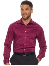 Chaps Men Regular-Fit Elite Performance Ultimate Stretch, Boisenberry 15.5 34/35