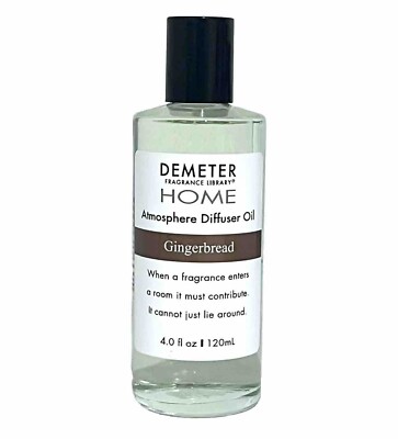 NEW! Demeter Atmosphere Diffuser Oil - GINGERBREAD 120 ml - Home Scent Fragrance