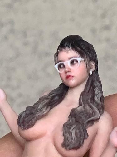 1/16 Naughty Nude Girl Mini Anime Figure Doll Scene Props Toys Fit Car Model - Picture 7 of 10