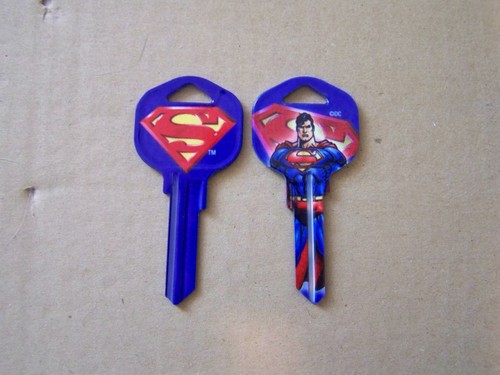 SUPERMAN KWIKSET KW1/KW10 HOUSE KEY BLANK