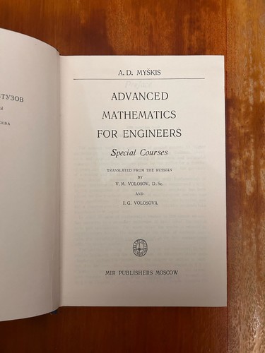 Advanced Mathematics for Engineers - Mir Publishers - Foto 3 di 7