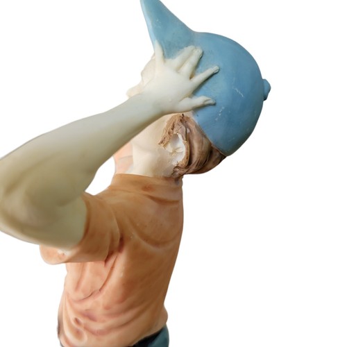 1990 Arnart Imports Golfer Male Boy Porcelain Figurine Golf Sculpture 8.25" Tall - Picture 22 of 24