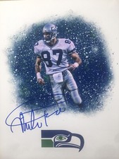 Mike Tice Signed Autographed Seattle Seahawks 8x10 Photo Auto