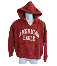 VTG American Eagle Hoodie Pullover Sweatshirt Unisex Adult XS - 43 inch Chest
