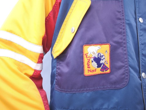 Chaqueta Naf Naf parka colorida talla M/L con capucha vintage - Imagen 4 de 13