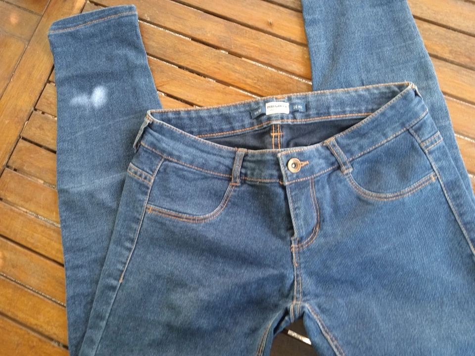 jean bleu Pull&Bear S 36 ( mesures ) - Photo 2/4