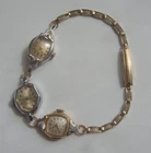 New ListingVintage 10K Gold Filled Bulova Diamond Set Watches Hadley USA Bracelet & Timex
