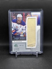 2024-25 SP Game Used Connor McDavid Supreme Gloves /15