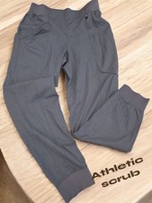 0523 active nursing scrub pants wrinkle free medical size Large